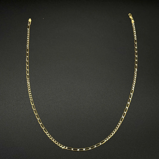 Cadena Barbada de Oro 14K – 27.5 cm | Joyería Celina